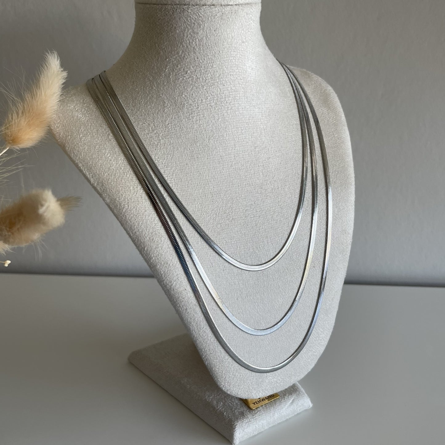 Ketting snake plat