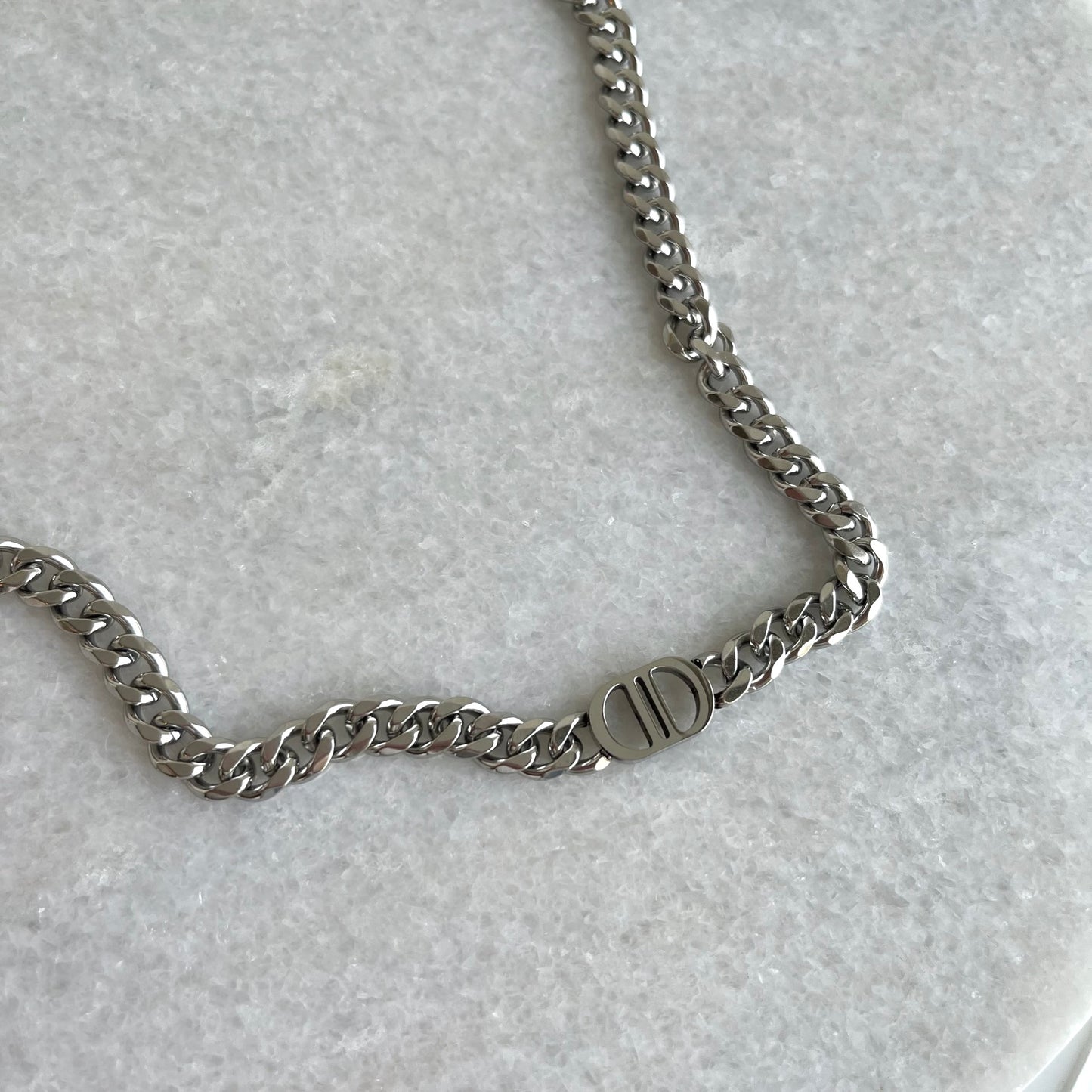 Ketting CD zilver