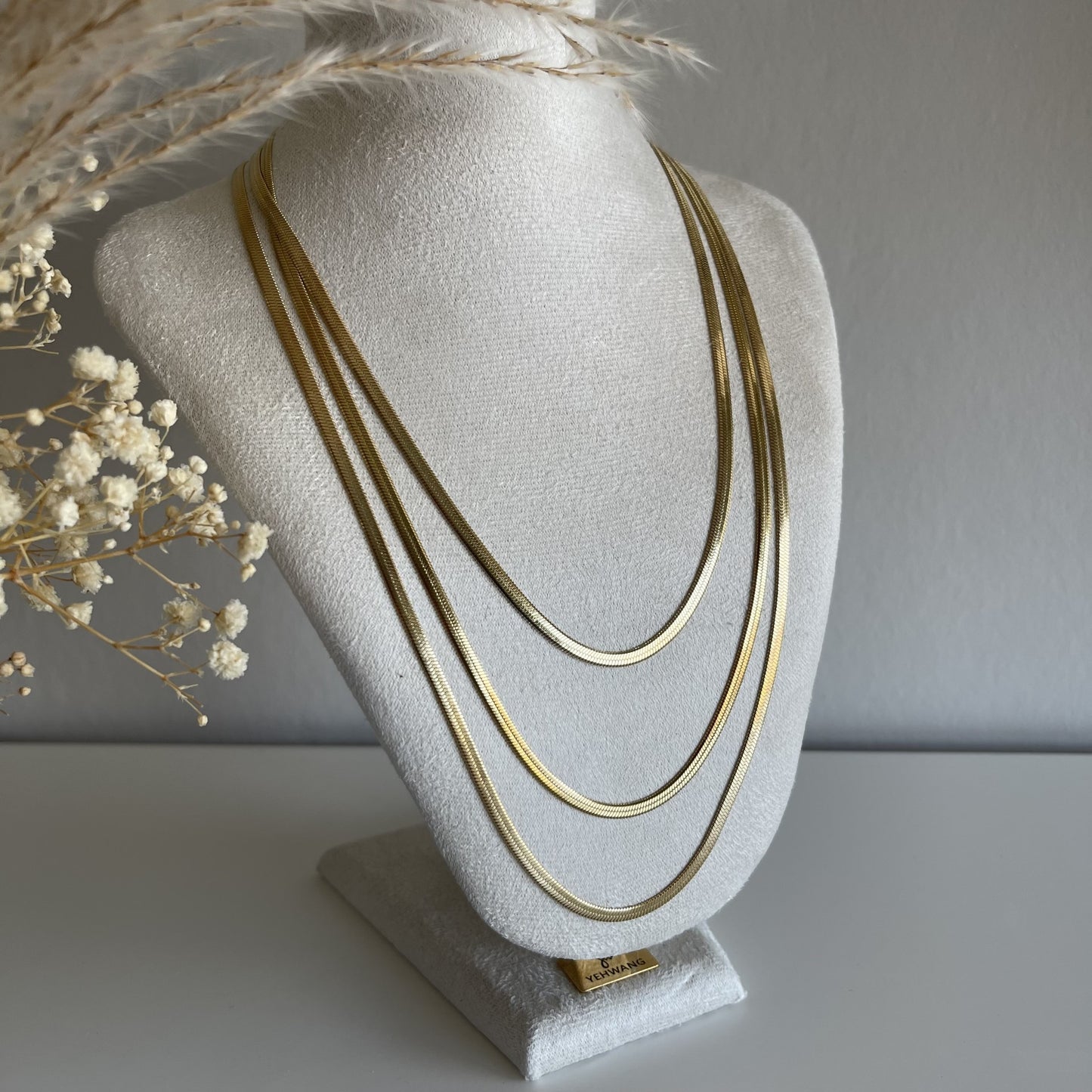 Ketting snake plat