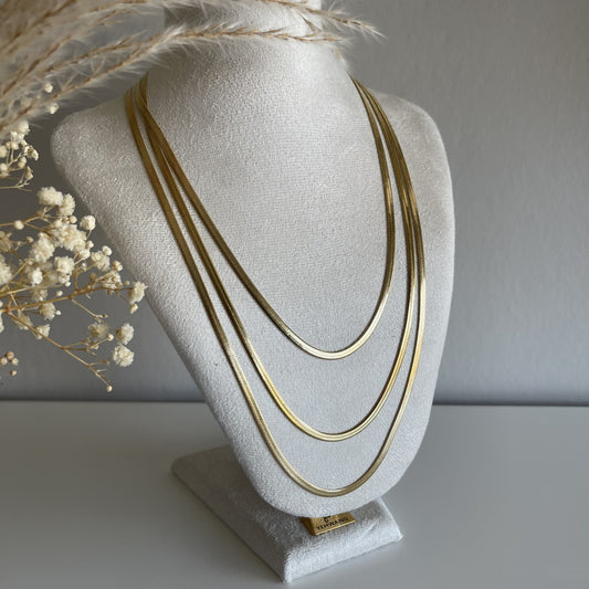 Ketting snake plat