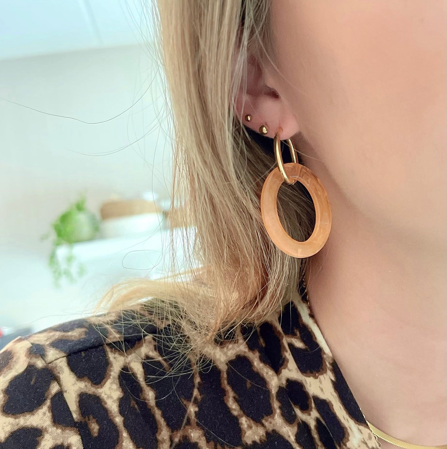 Oorbellen Gigi oranje