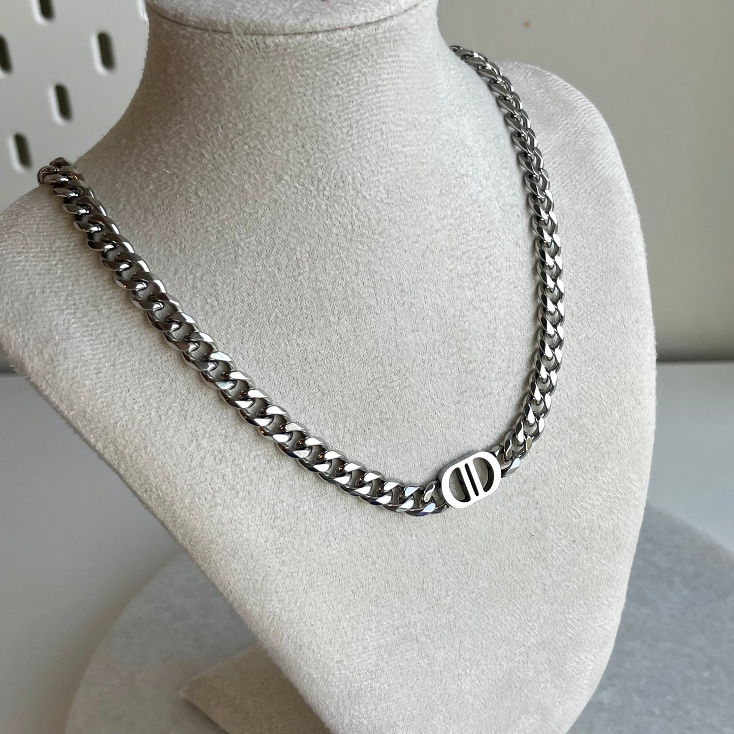 Ketting CD zilver
