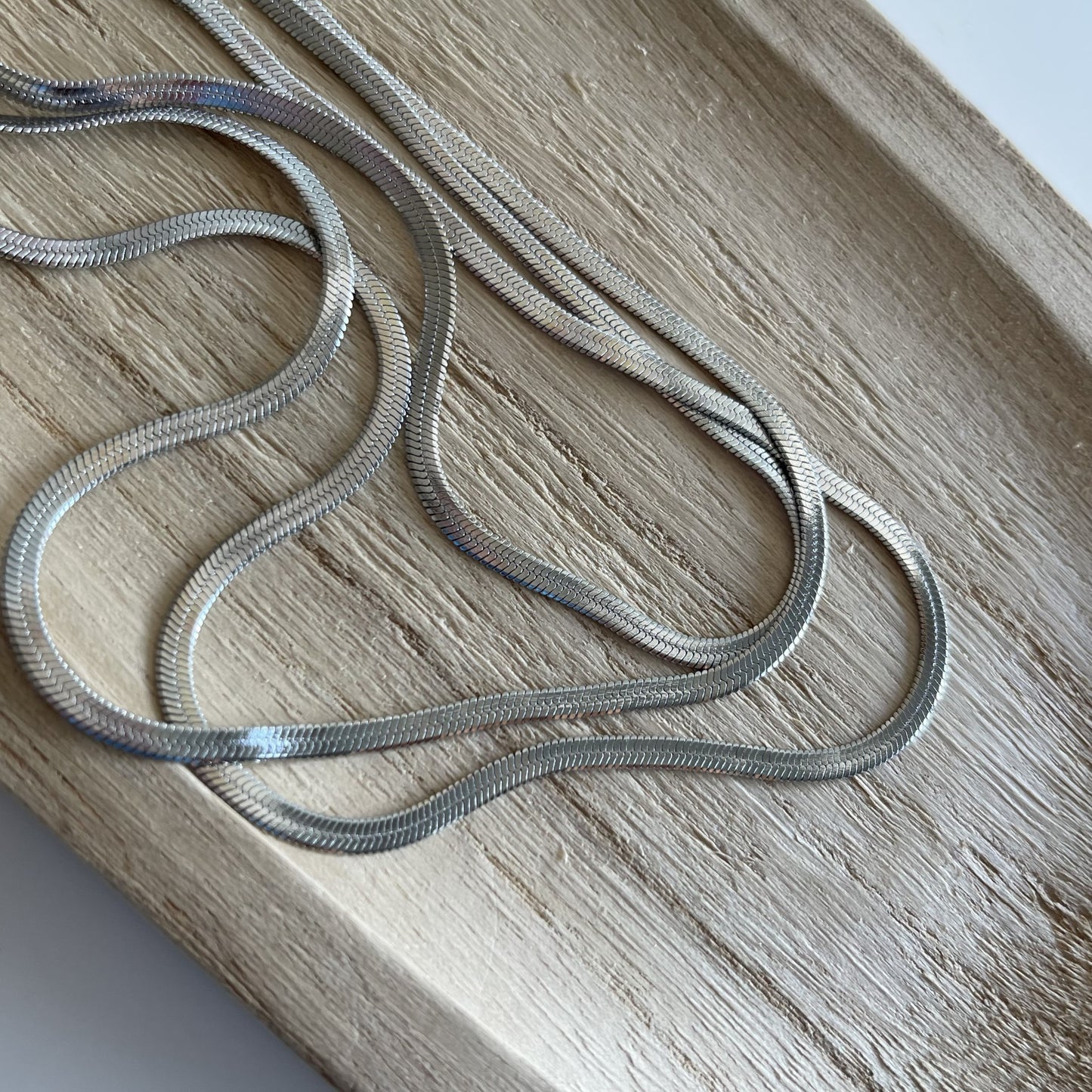 Ketting snake plat