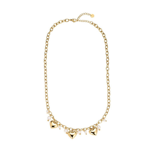 Ketting pearl hearts