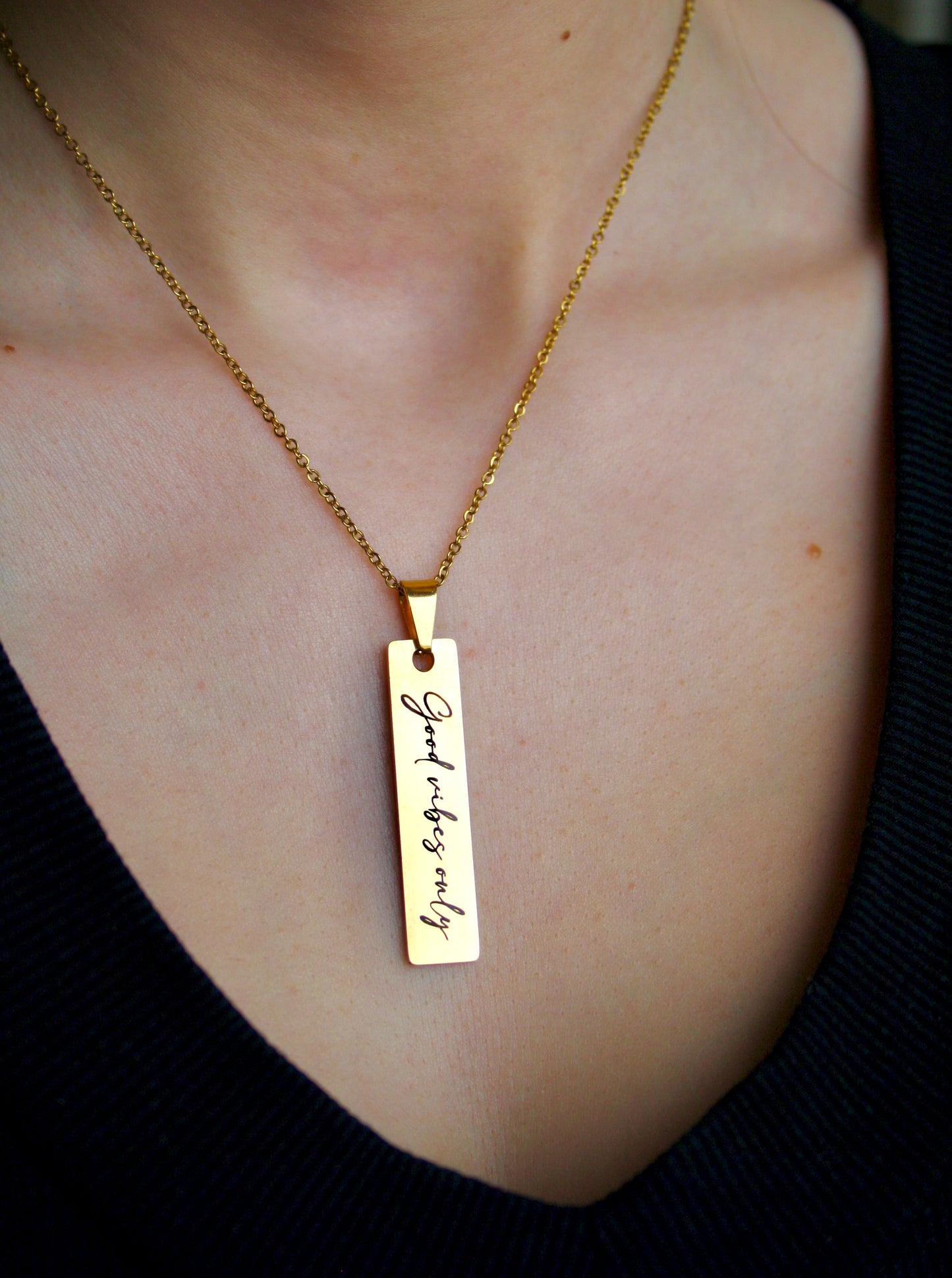 Ketting Good vibes only