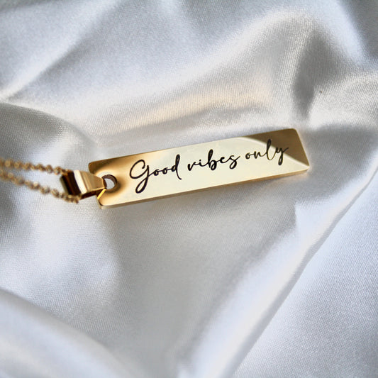 Ketting Good vibes only