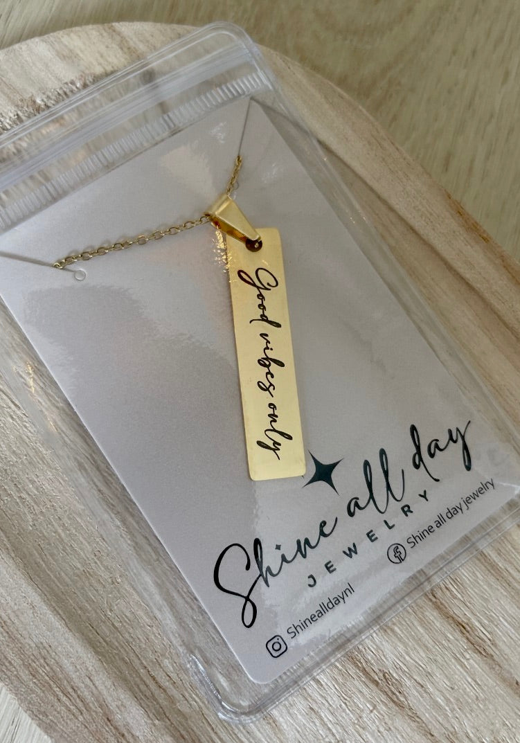 Ketting Good vibes only