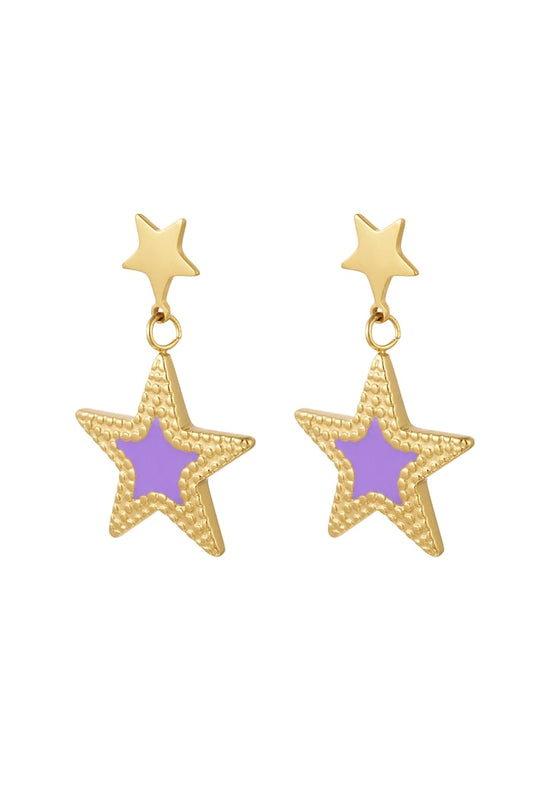 Oorbellen double star