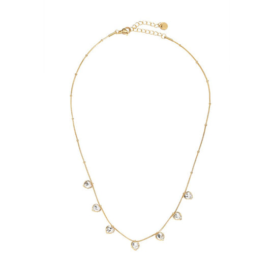Ketting diamant hartjes