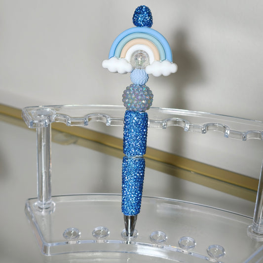 Pen regenboog blauw