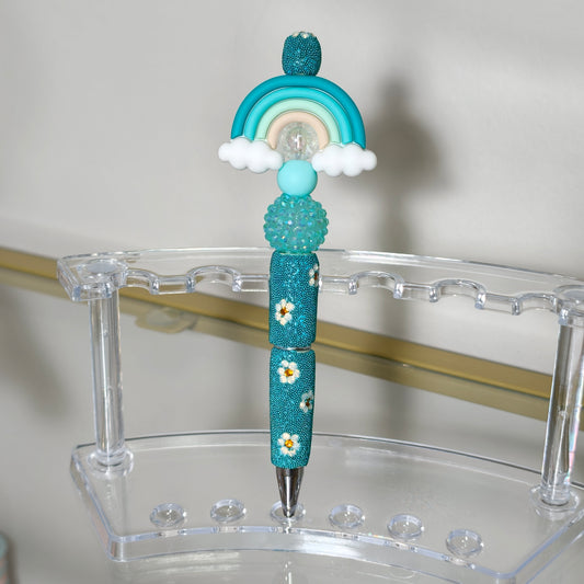 Pen regenboog Aqua