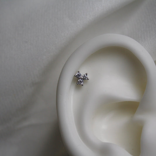 Piercing Serena zilver